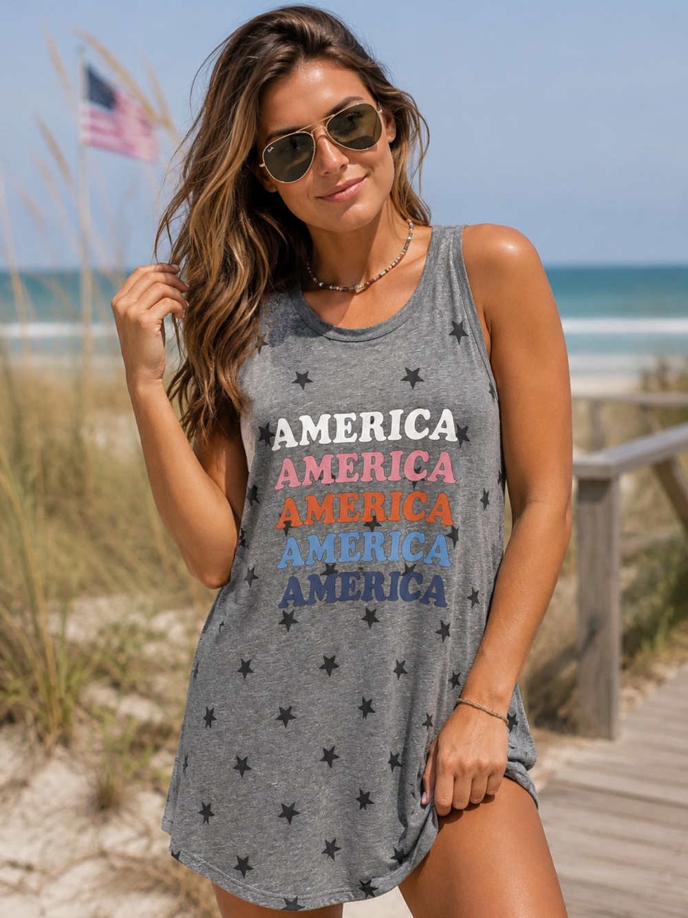 78&Sunny America Tank Top
